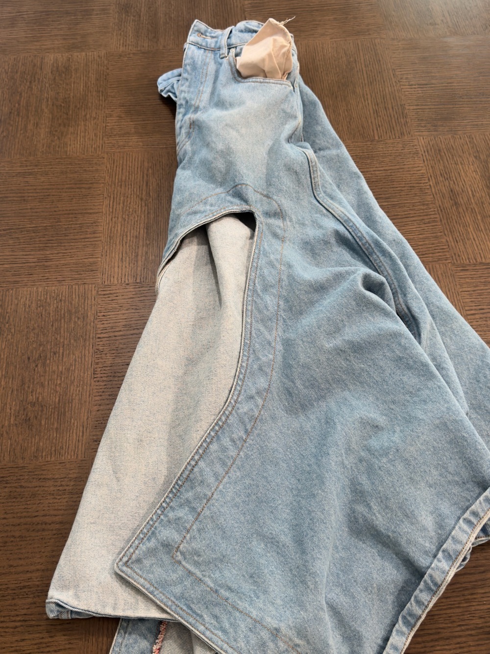 Y/PROJECT
Blue Cutout Denim Midi Skirt us26 - Picture 12 of 13